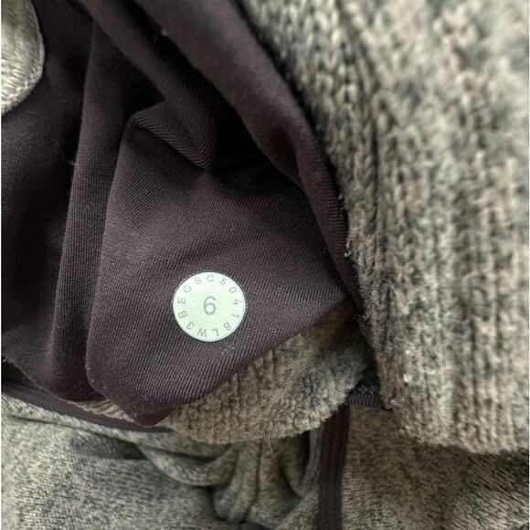 LULULEMON Fleece & Thank You Pullover Smoky Blush Purple Gray Size 6 W3BEGS - Picture 8 of 11
